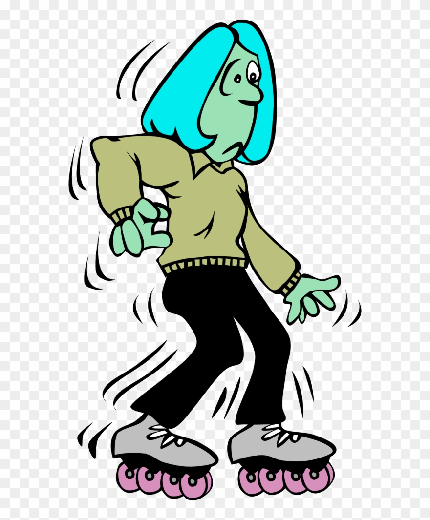 Roller Skate Clip Art - Roller Skating Clipart - Png Download