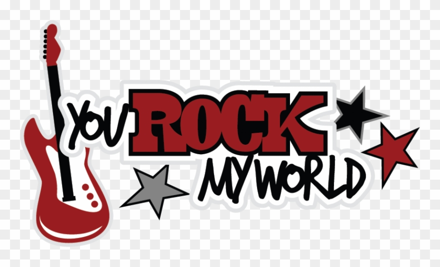 You Rock Clip Art Rockstar2 - You Rock My World Png Transparent Png