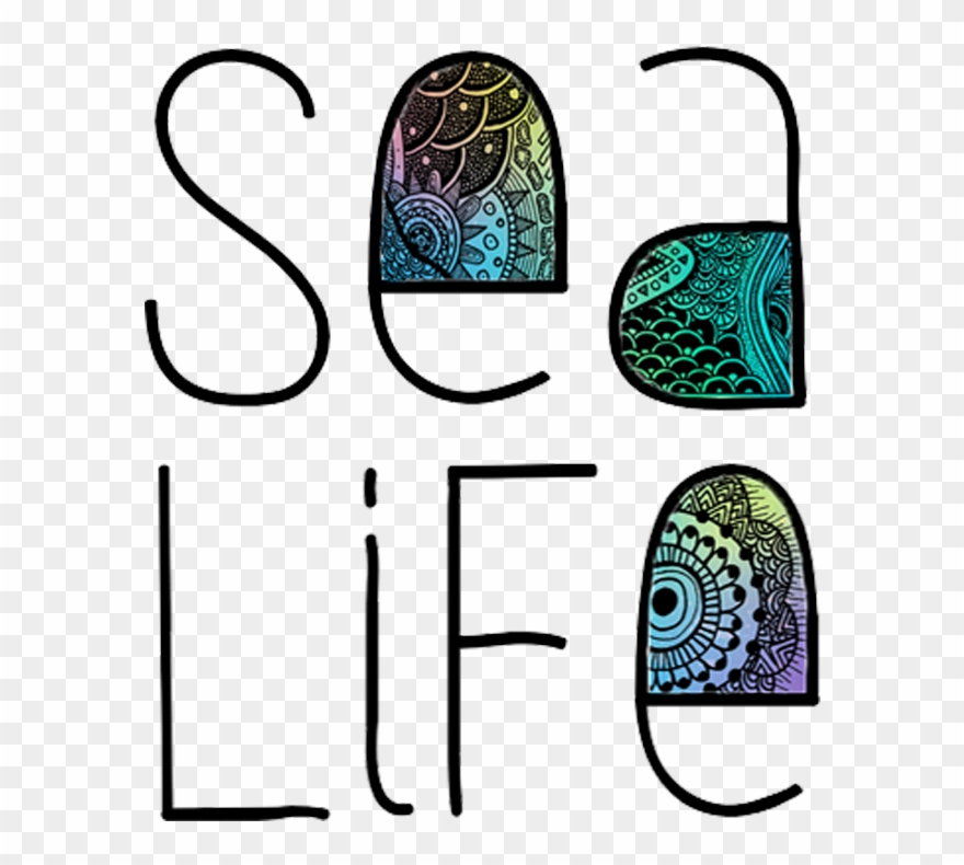 Redesigned Sea Life Logo Using My Rainbow Coloured - Color Clipart