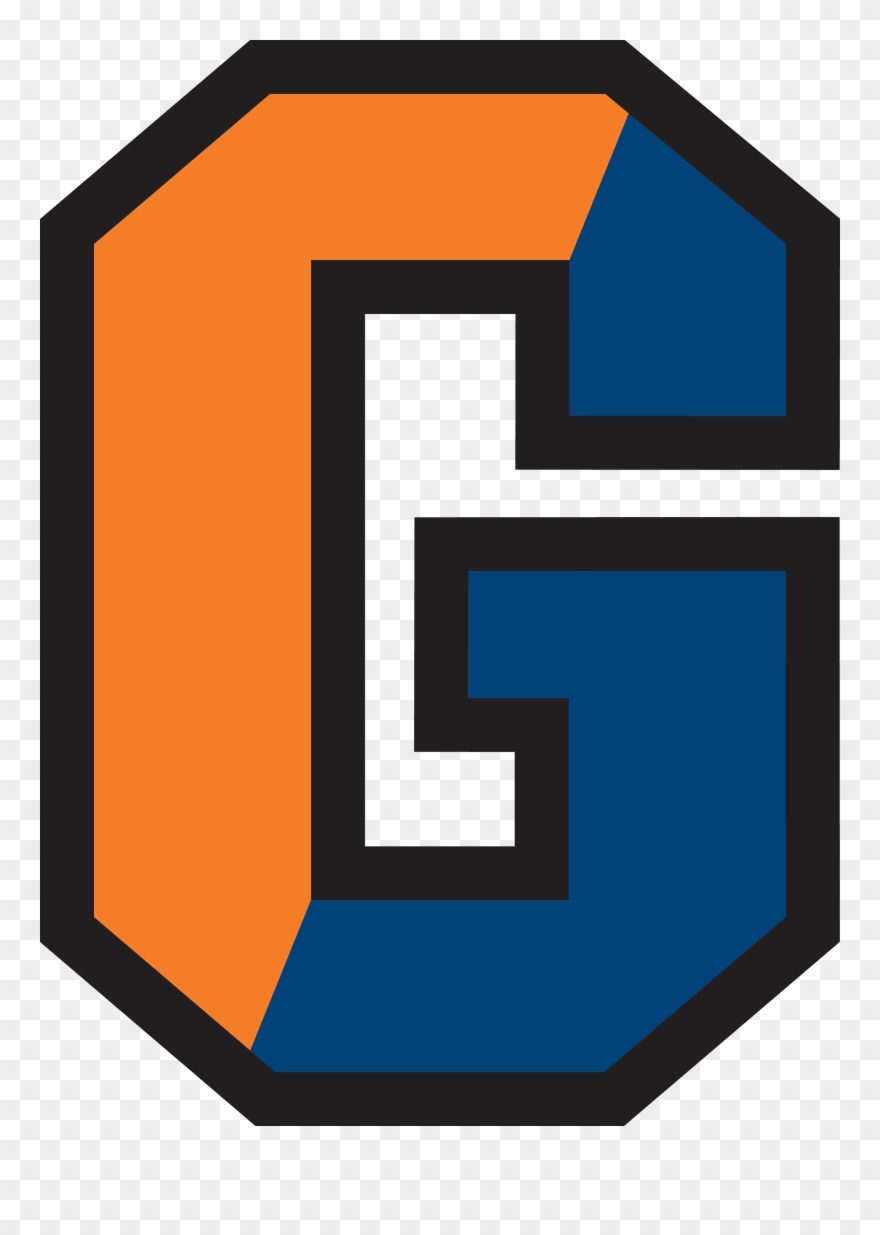 Split G With Black Outline - Gettysburg College Clipart