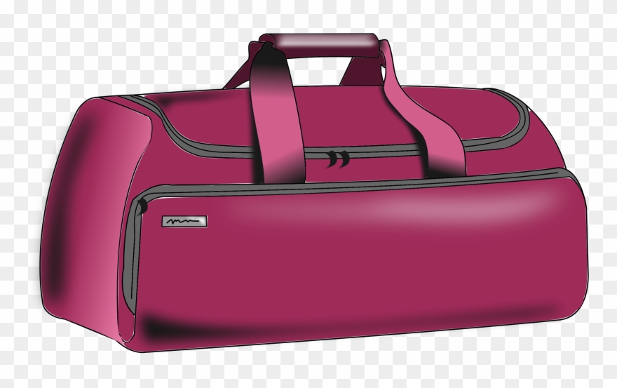 Clipart - Baggage - Duffle Bag Clip Art - Png Download