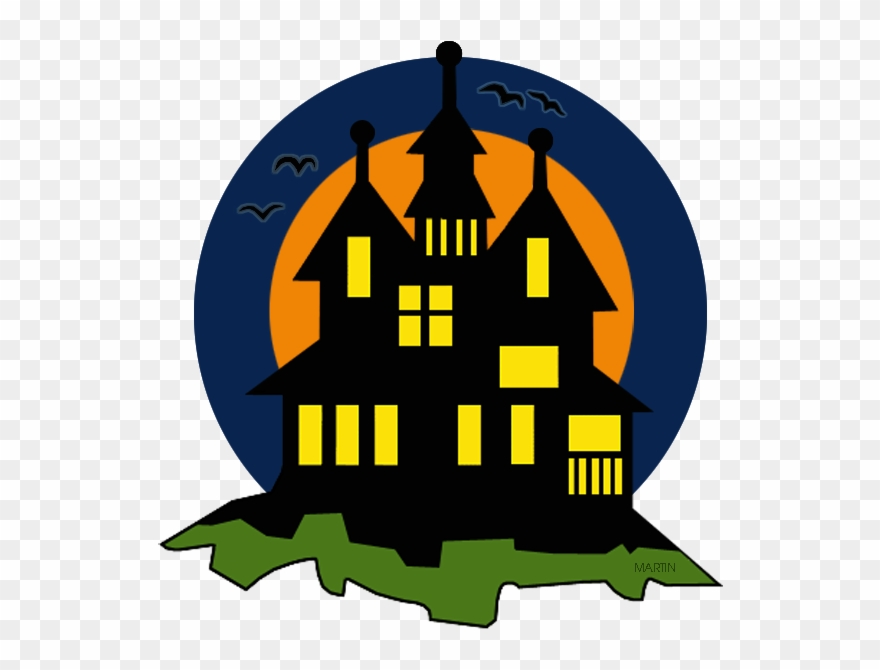 Spooky House Clip Art - Png Download