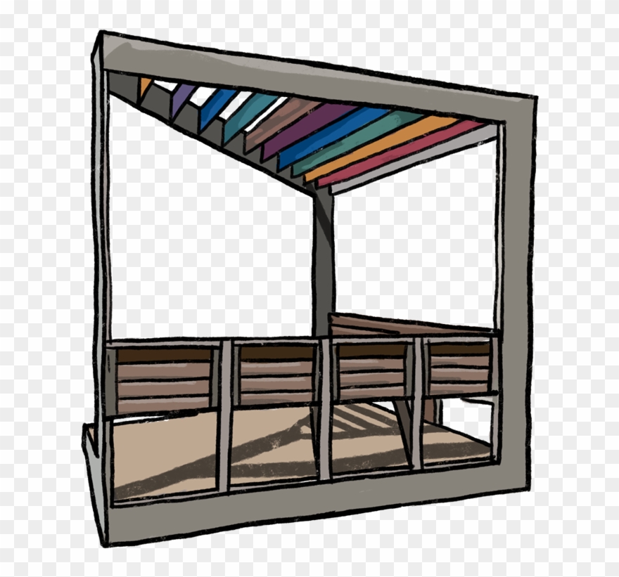 The Plaza Is Located Along Humboldt Street In Williamsburg, Clipart