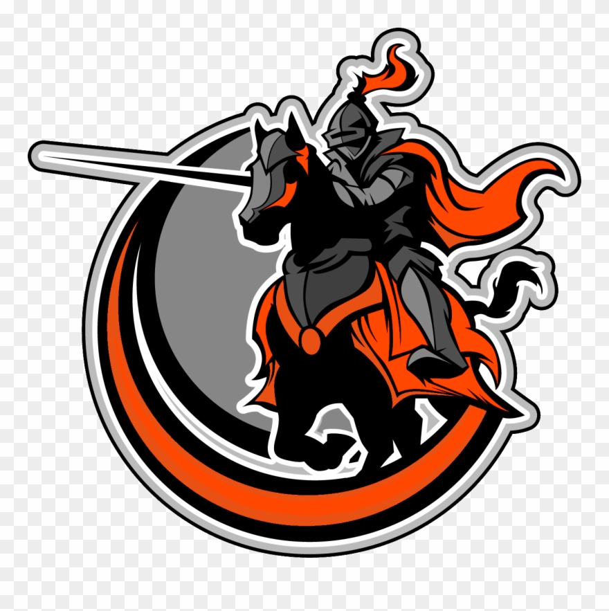 Home Of The Chargers - Knight Mascot Clipart