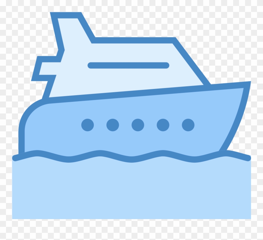 This Icon Is A Part Of A Collection Of Yacht Flat Icons - Motorboat Clipart