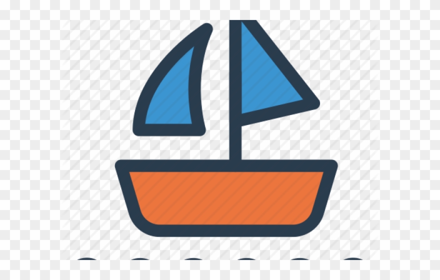 Sailboat Clipart Waterways - Waterways Icon - Png Download