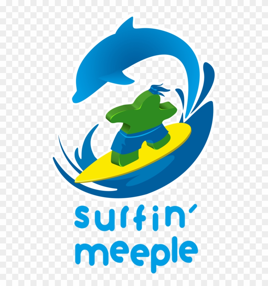 Surfin Meeples Clipart