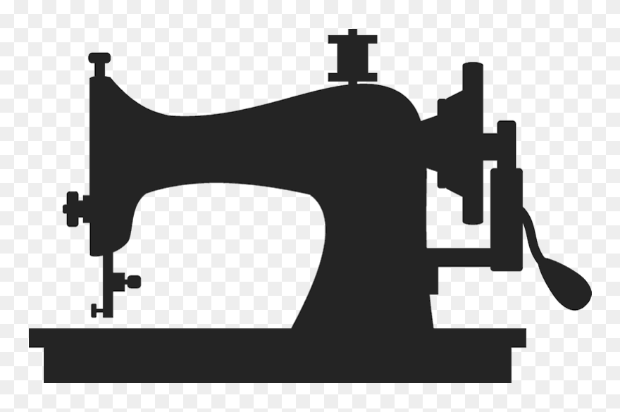Old School Stamp Stamps Stamptopia Oldschool - Old Sewing Machine Black And White Clipart