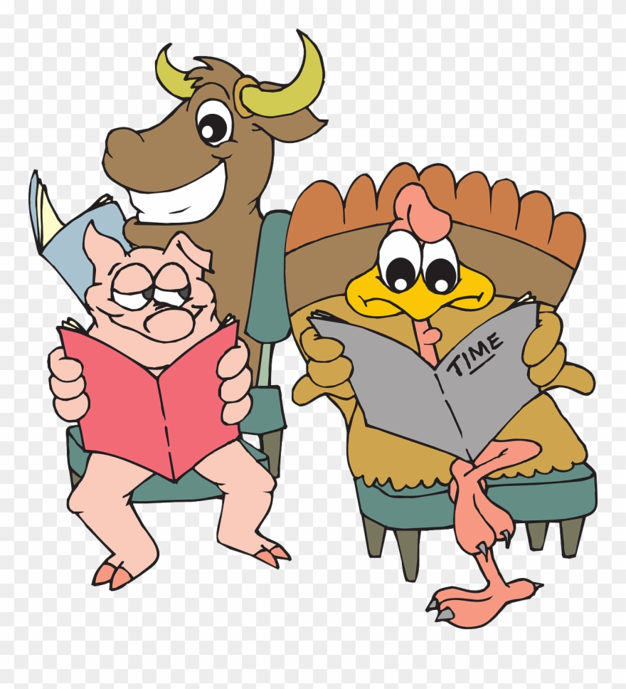Animals Reading Png Clipart