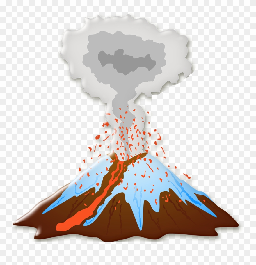 Pré-história E Místicos Etc - Volcano Stages Of Eruption Clipart