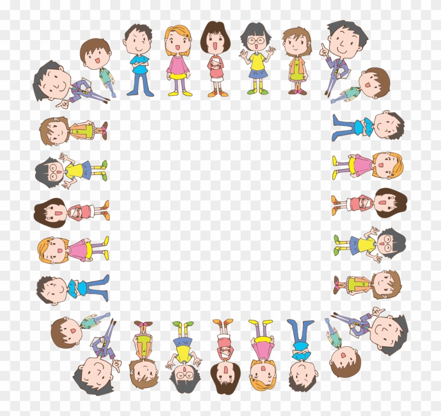 Picture Frames Child Emoticon - Kids Frame Clipart - Png Download