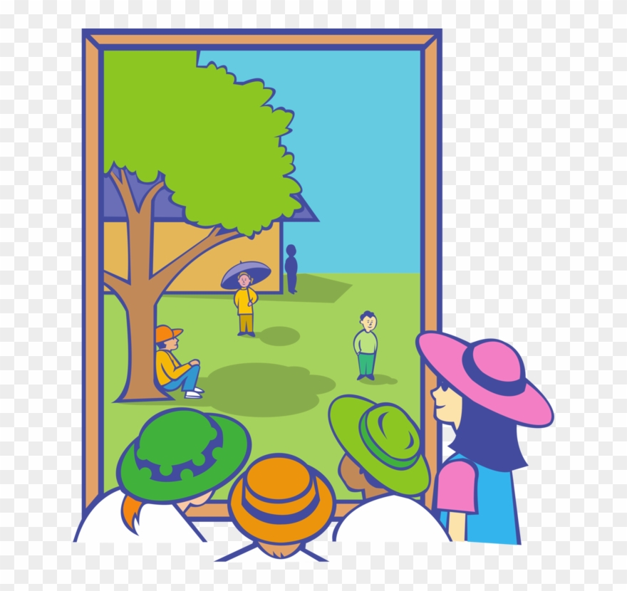Drawing Download Child Computer Graphic Arts - Looking Out The Window Cartoon Clipart