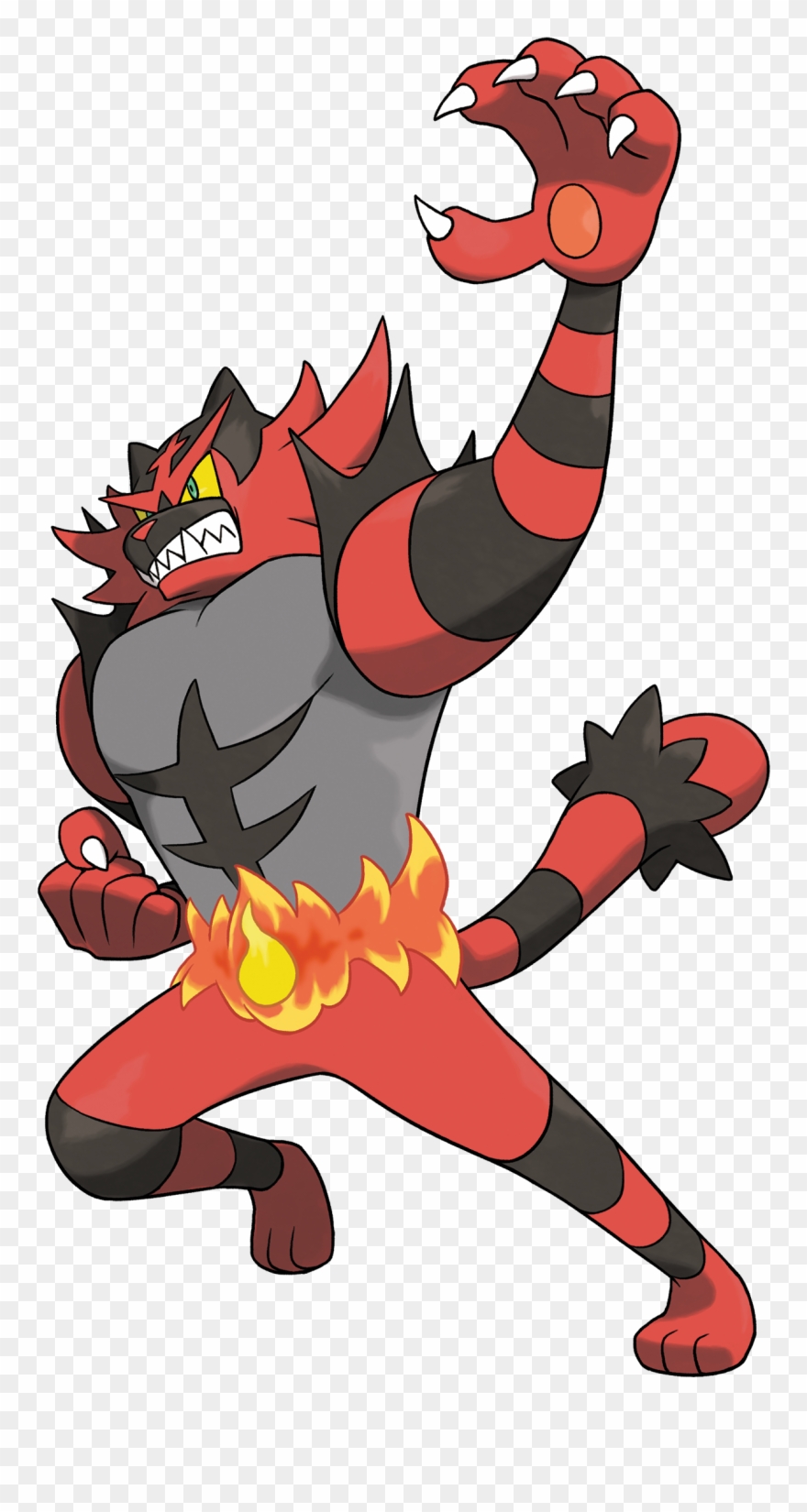 Gobble Gobble Gpz On Twitter - Pokemon Incineroar Clipart