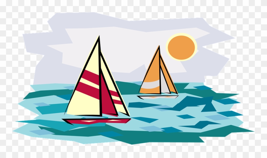 Boats Cliparts - Clipart Boat On Water - Png Download