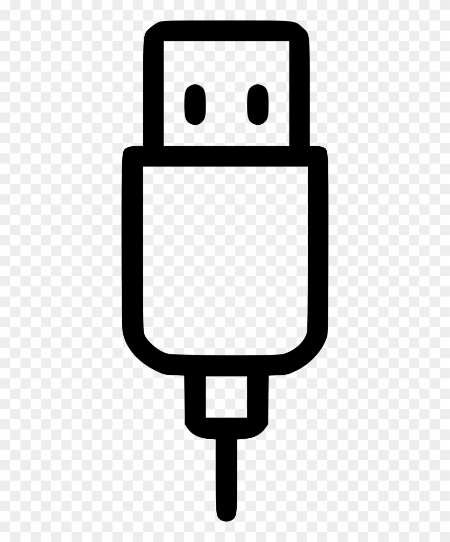 Usb Adapter Cable Charging Plug Svg Png Icon Free Download - Usb Icon Png Clipart