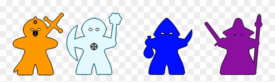 Dungeons And Dragons Characters 3d Model - Cartoon Clipart