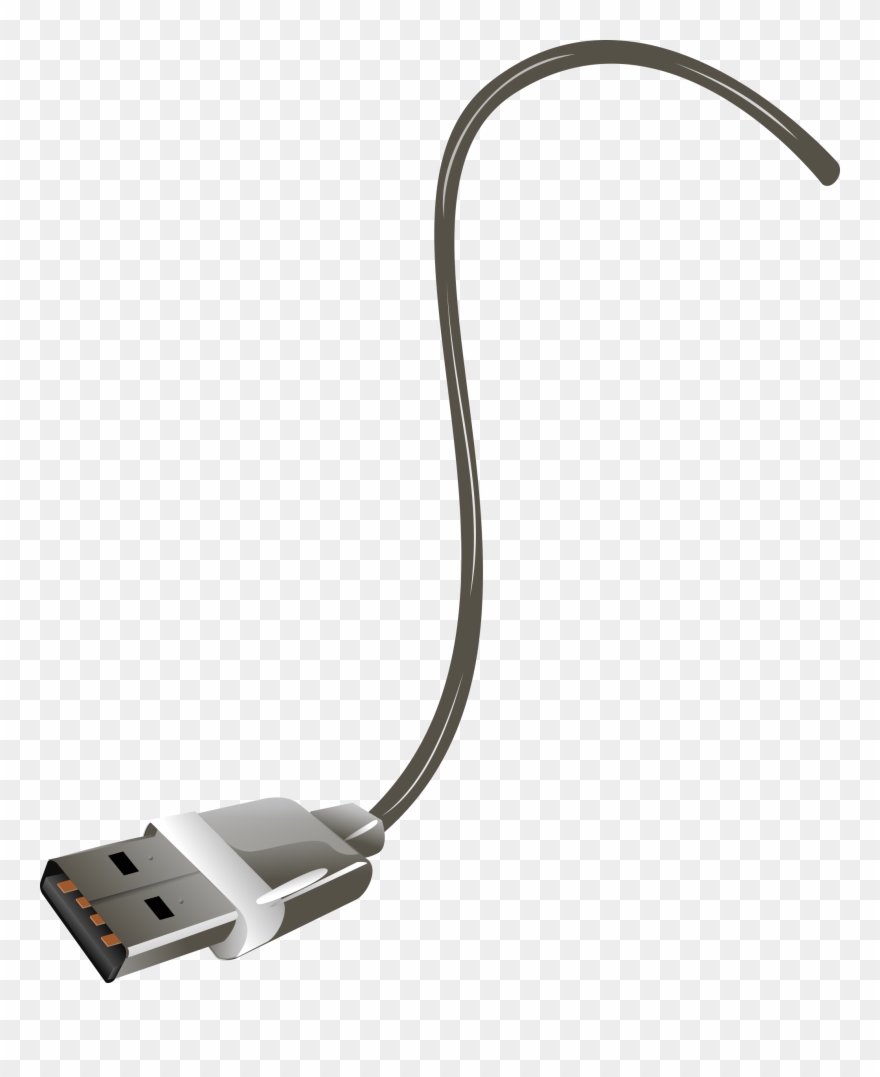 Electrical Clipart Usb Cable - Usb Plug - Png Download