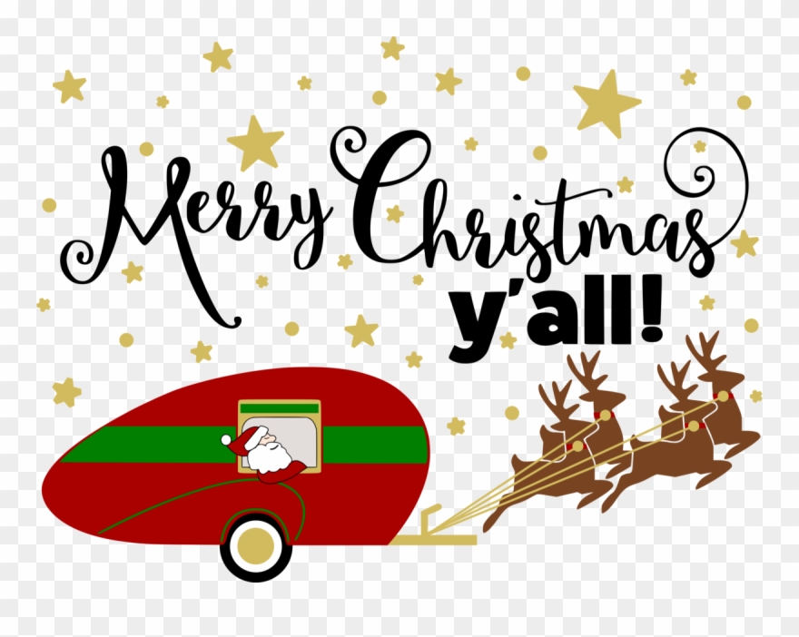 Merry Christmas Camper - Tampon Bois 'florilèges Design - Le Parfum Du Bonheur' Clipart