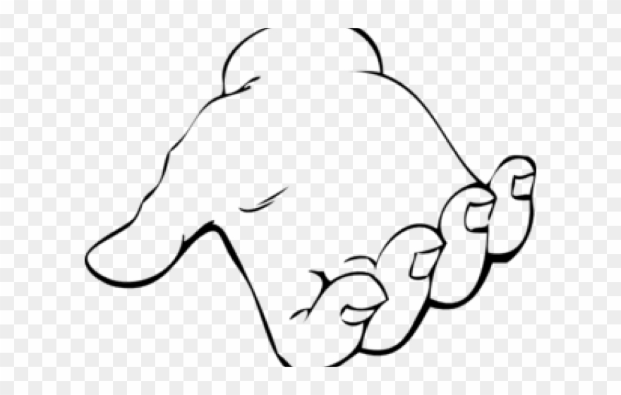 Cartoon Hands Holding Something Clipart