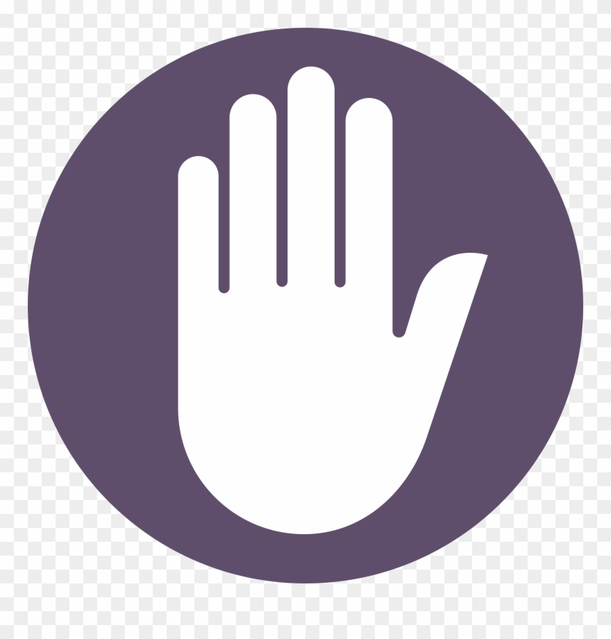 Finger Clipart Hand Palm - Clip Art Palm Hand - Png Download