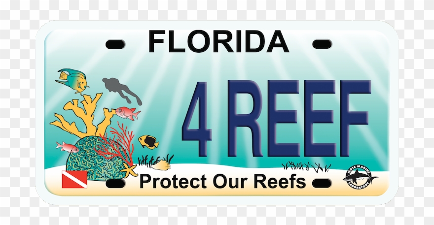 Protect Our Reef Plate - Reef Logo Clipart