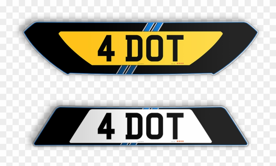 Ford Focus Rs Number Plates Set - Ford Focus Clipart