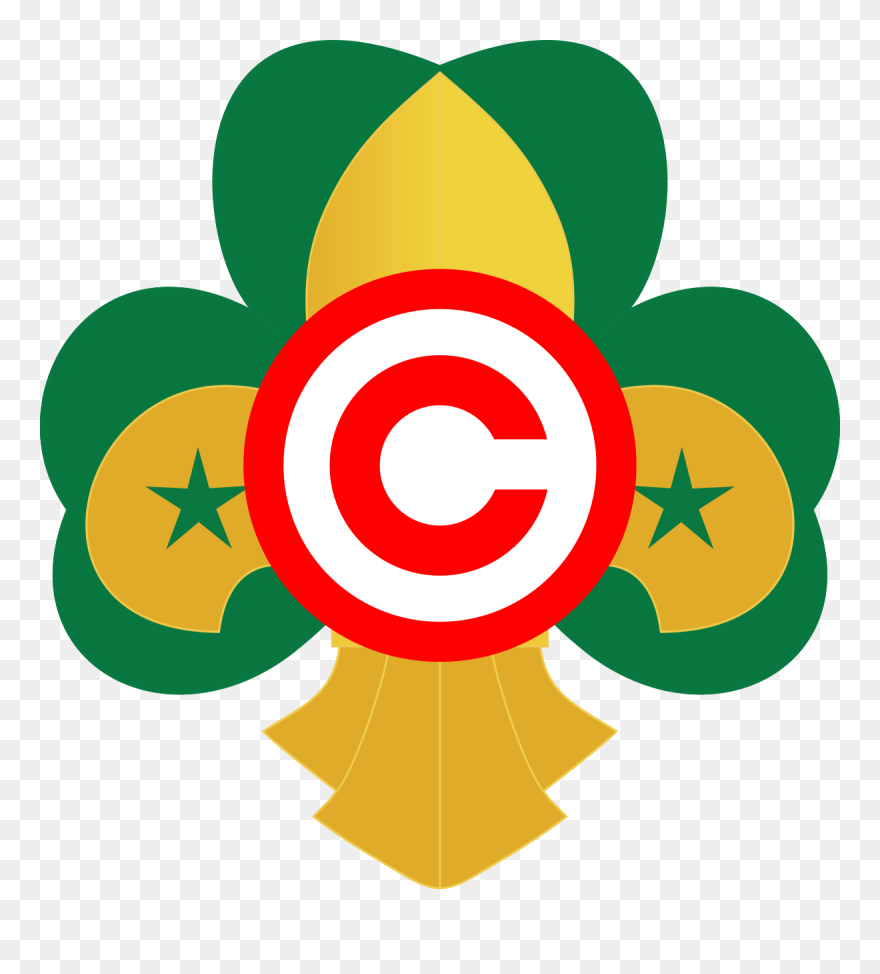 Wikiproject Scouting Fleur De Lis Copyright - Flor De Lis Scout De Rusia Clipart