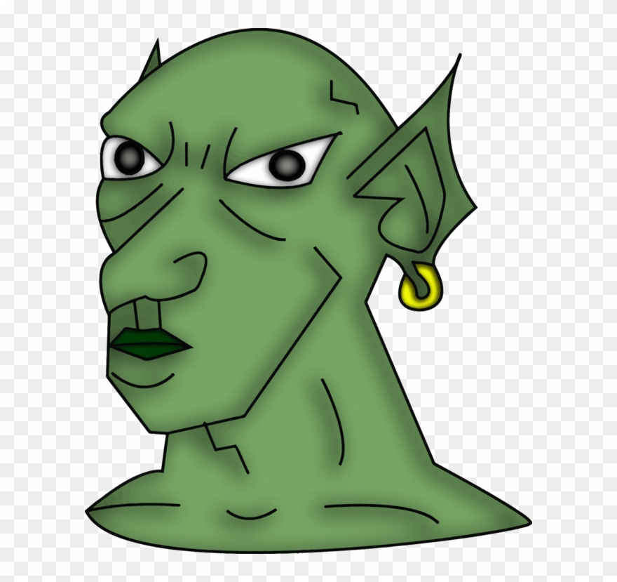 Goblin Orc Troll Monster Elf - Skyrim Elder Scrolls Goblin Clipart