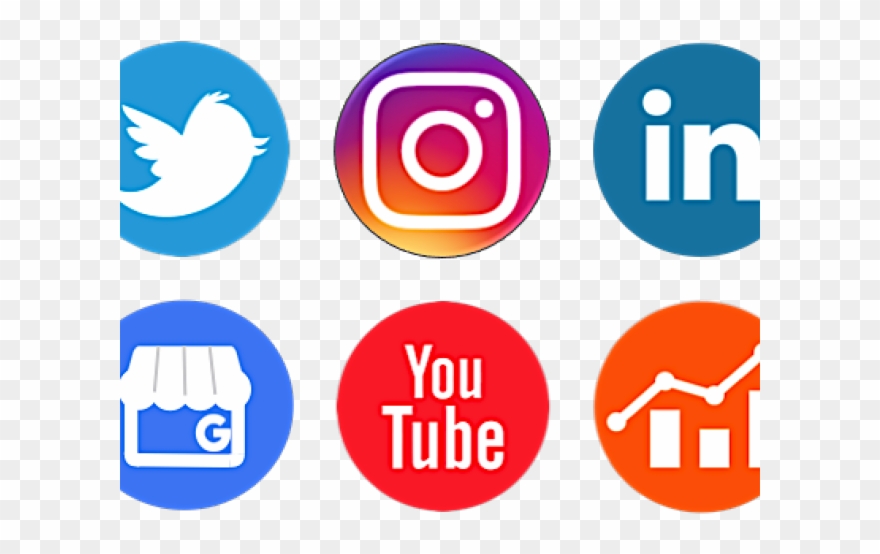 Social Media Icons Clipart Social Platform - Social Platform Logos Transparent - Png Download