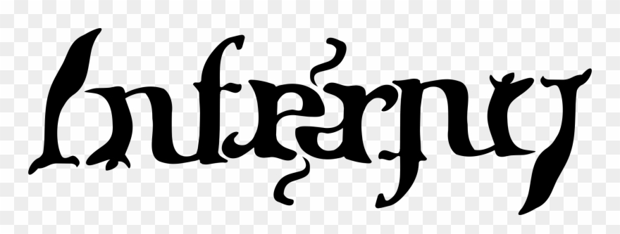 Computer Icons Icon Design Ambigram Calligraphy Logo - Ambigrama Inferno Clipart