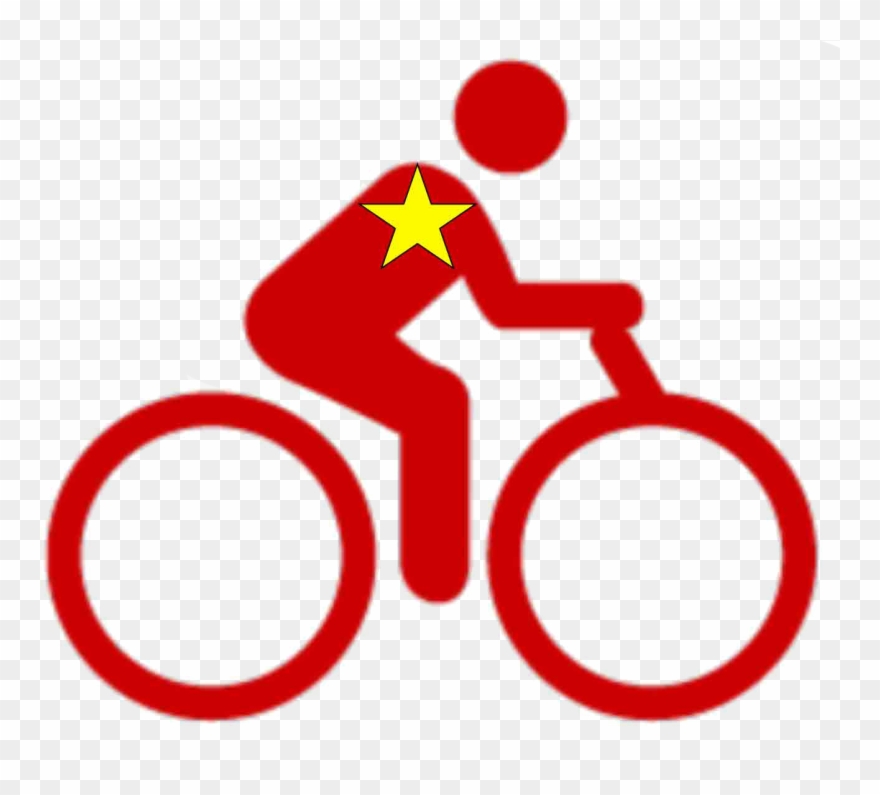 Cyclist - Bicycle Clipart