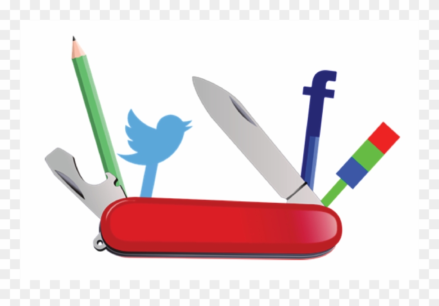 Social Is On The Rise - Tools Recruitment Clipart