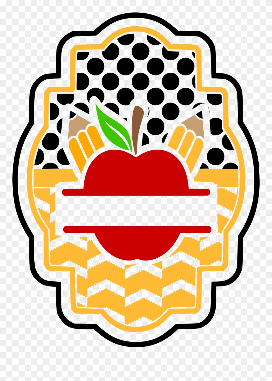 School Apple Pattern - Portable Network Graphics Clipart