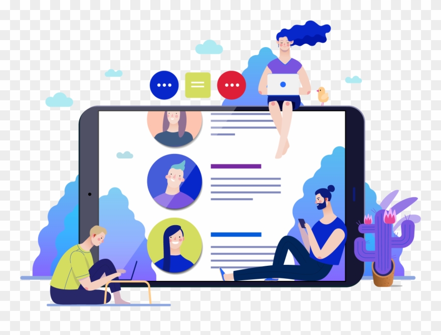 Social Media Marketing - Stock Illustration Clipart