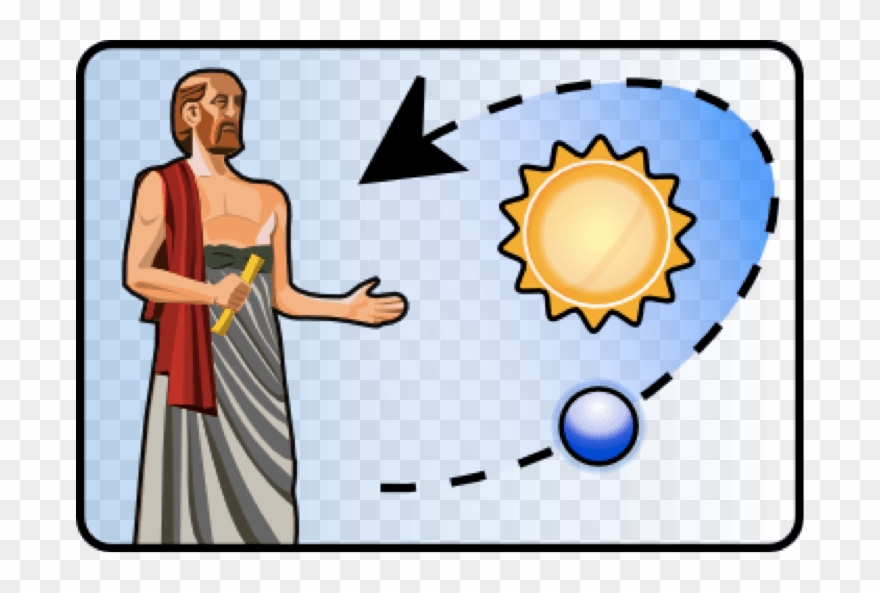 Aristachus Of Samos Was A Greek Astronomer Who Developed - Aportes De Aristarco De Samos Clipart