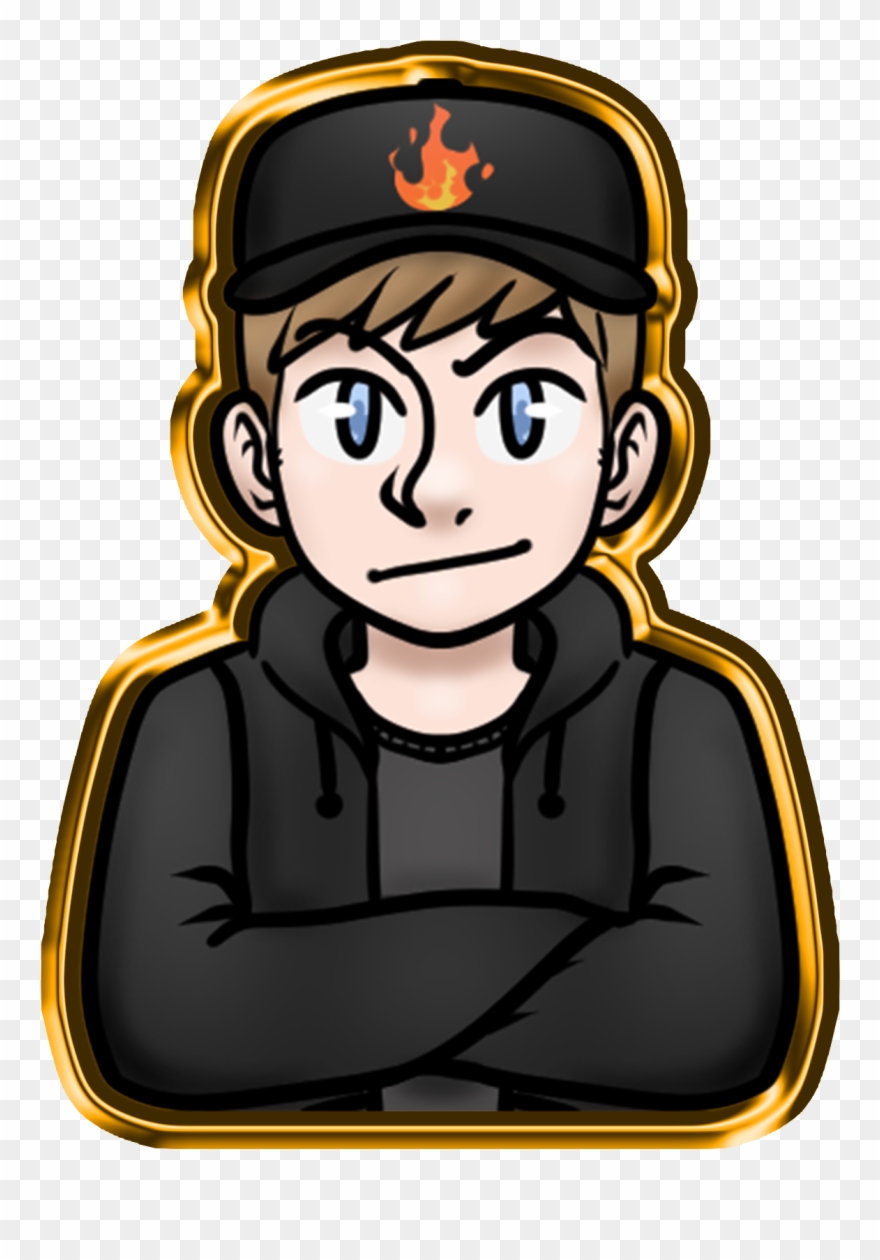 Golden Sticker - Cartoon Clipart