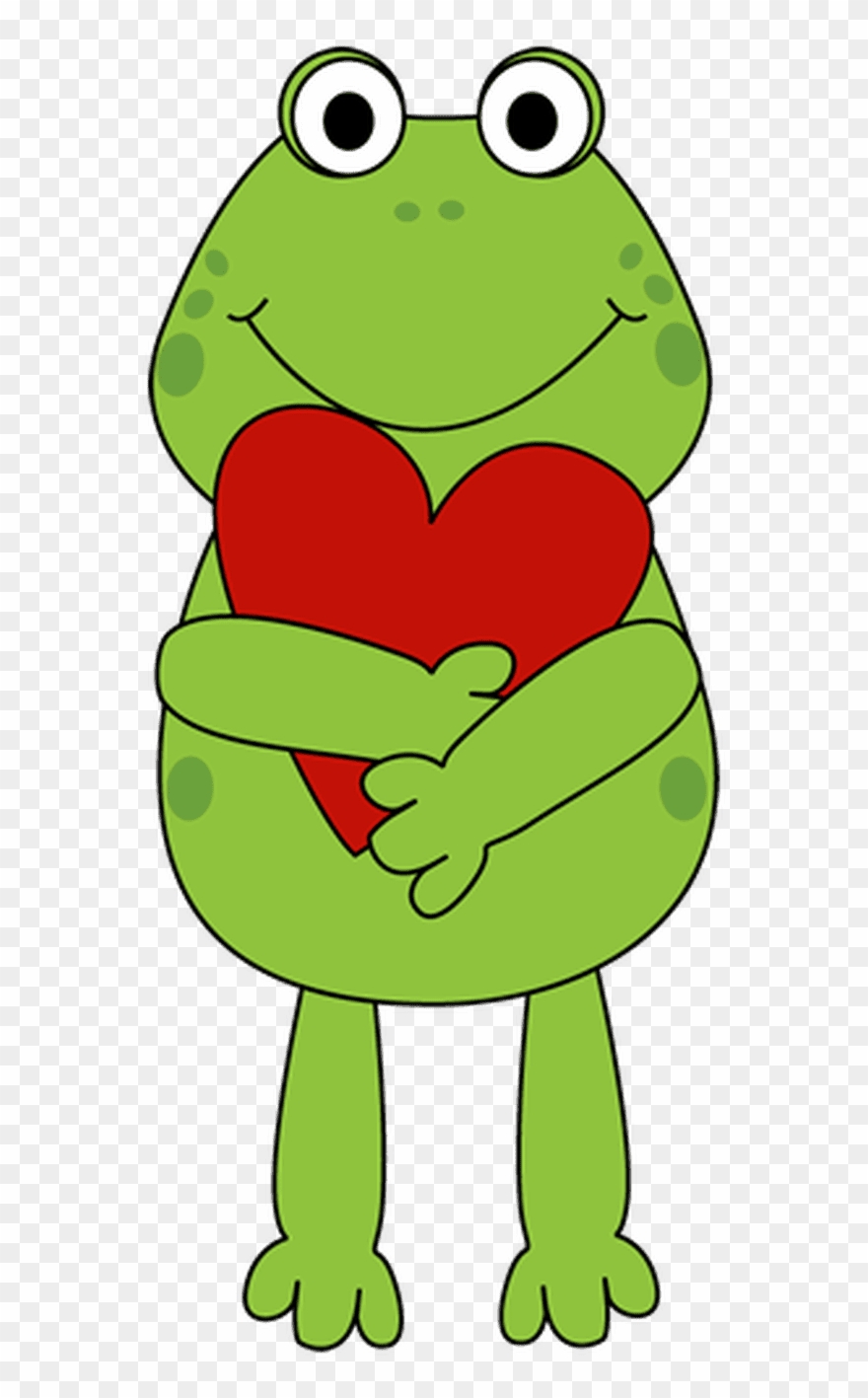 Valentine Frog Clip Art - Valentine Clip Art - Png Download