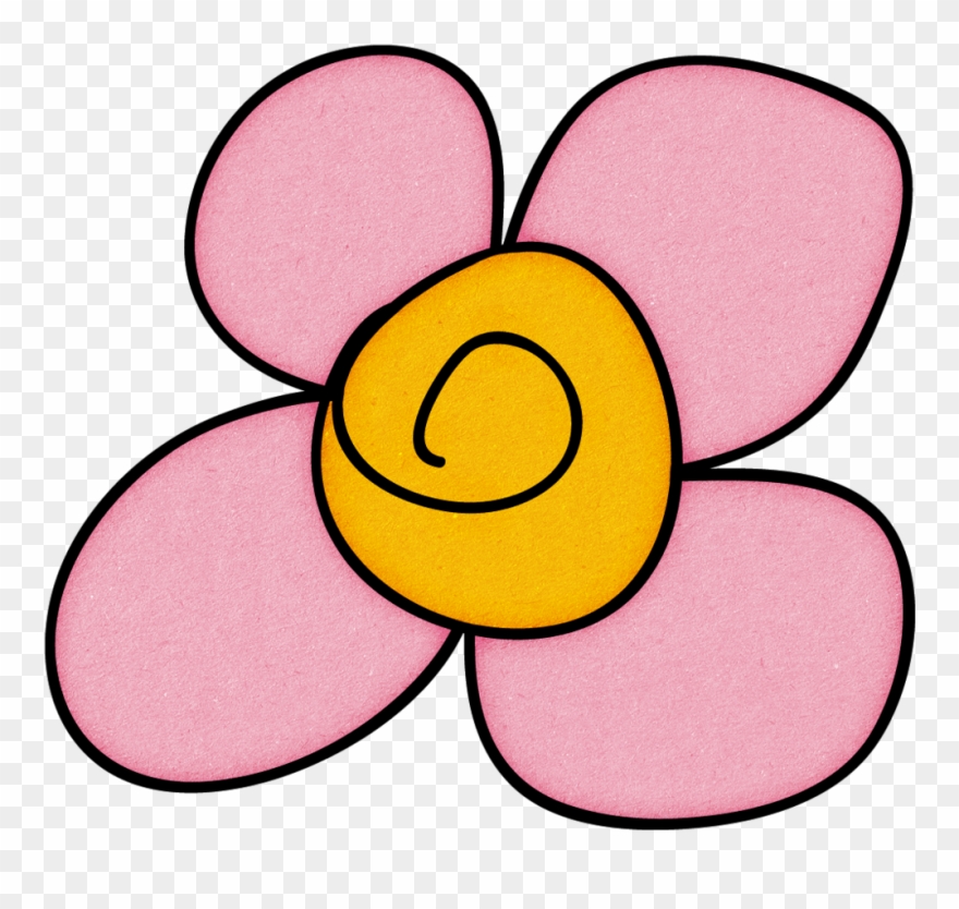 Doodle Flower Clipart