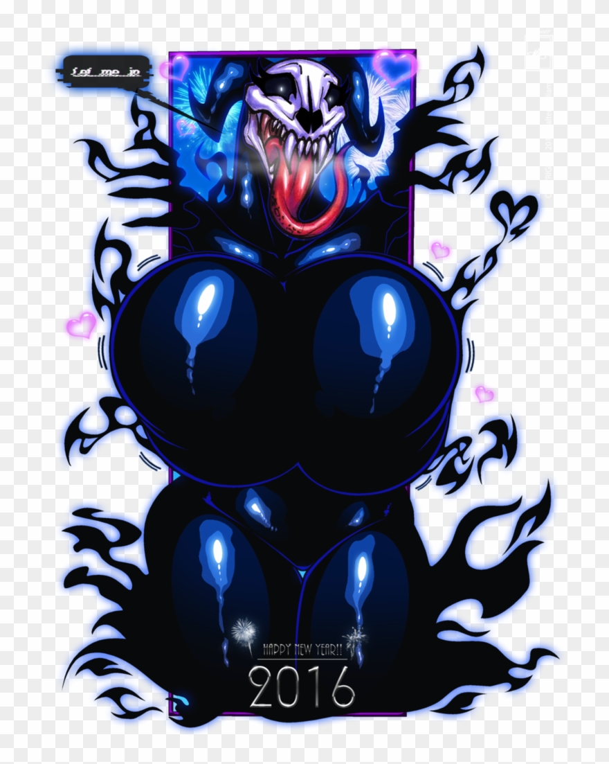 Happy New Year 2016 By Wsache2020 - Undertale Sexy Gaster Blaster Clipart
