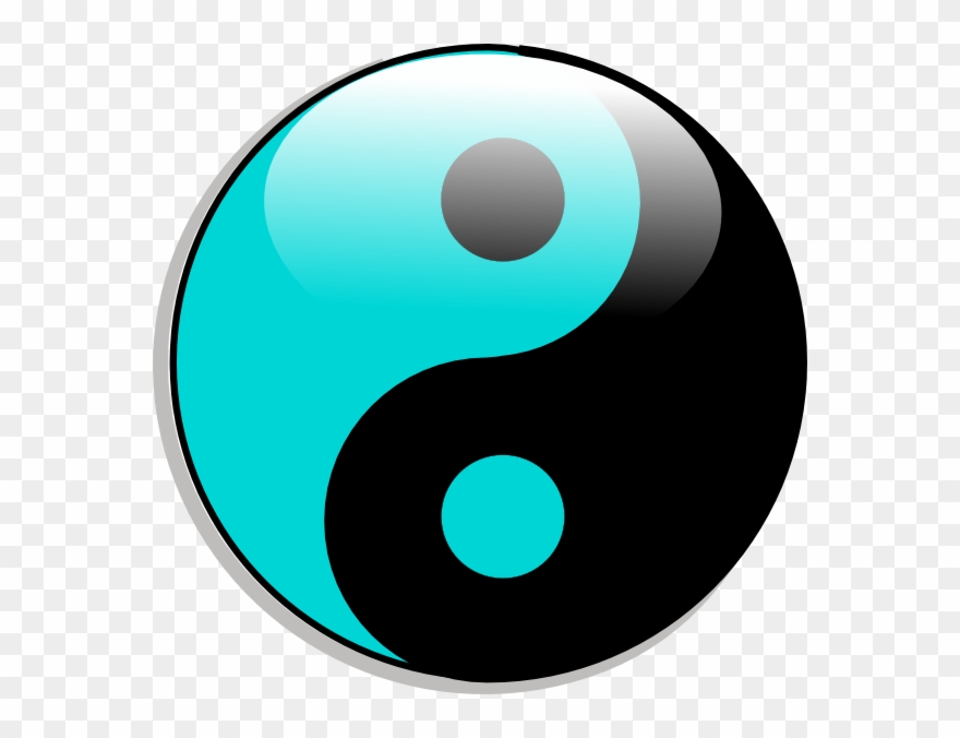 Free Vector Yin Yang Clip Art - Imagen Del Jin Y El Yang - Png Download