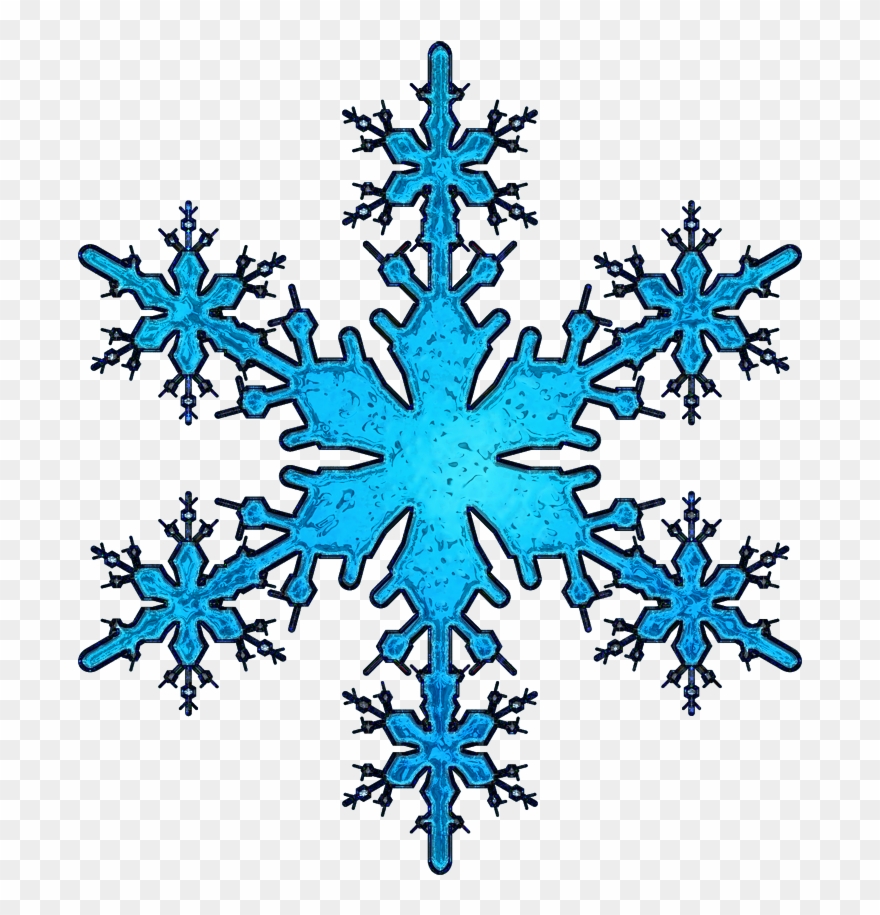 Snowflake Black And White Clip Art Images Preschool - Snowflake Single - Png Download