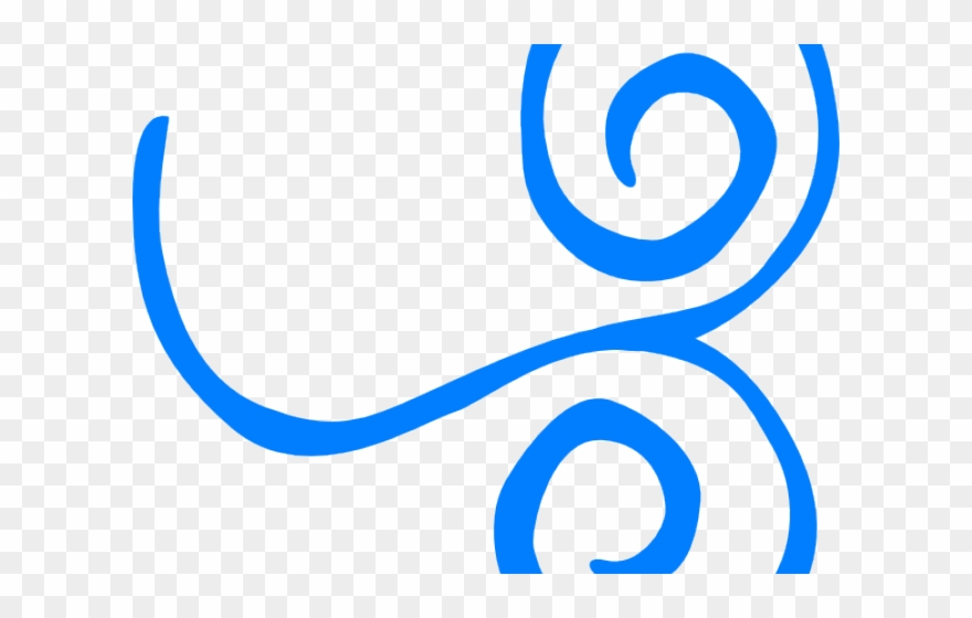 Swirls Clipart Air - .net - Png Download