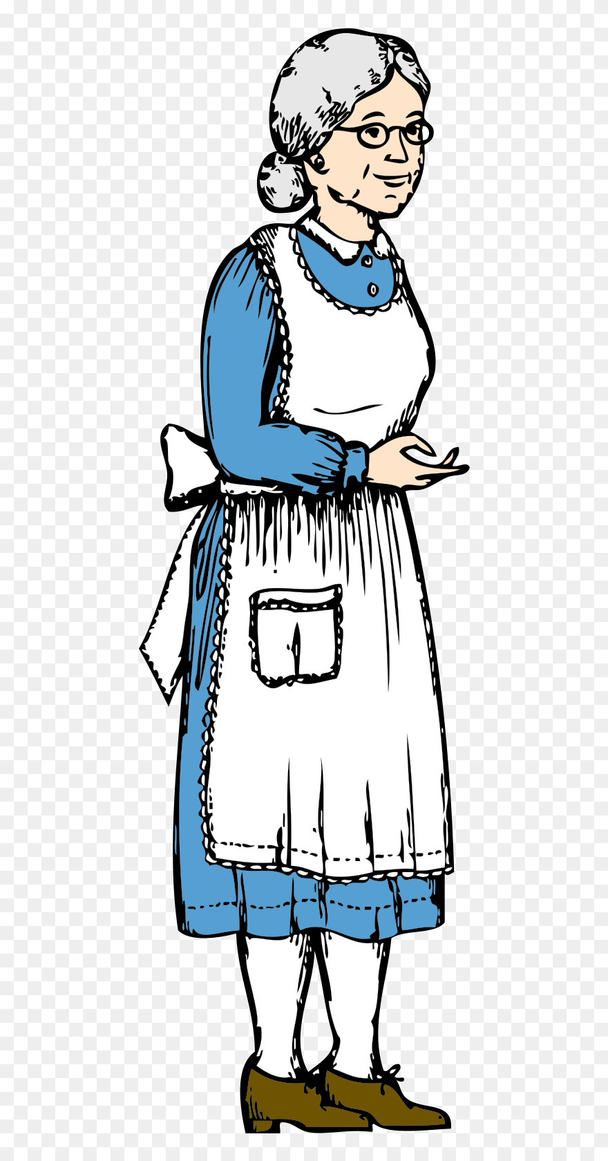 On The Bright Side, I Now Wear Support Hose - Grandmas Lap Throw Blanket Clipart