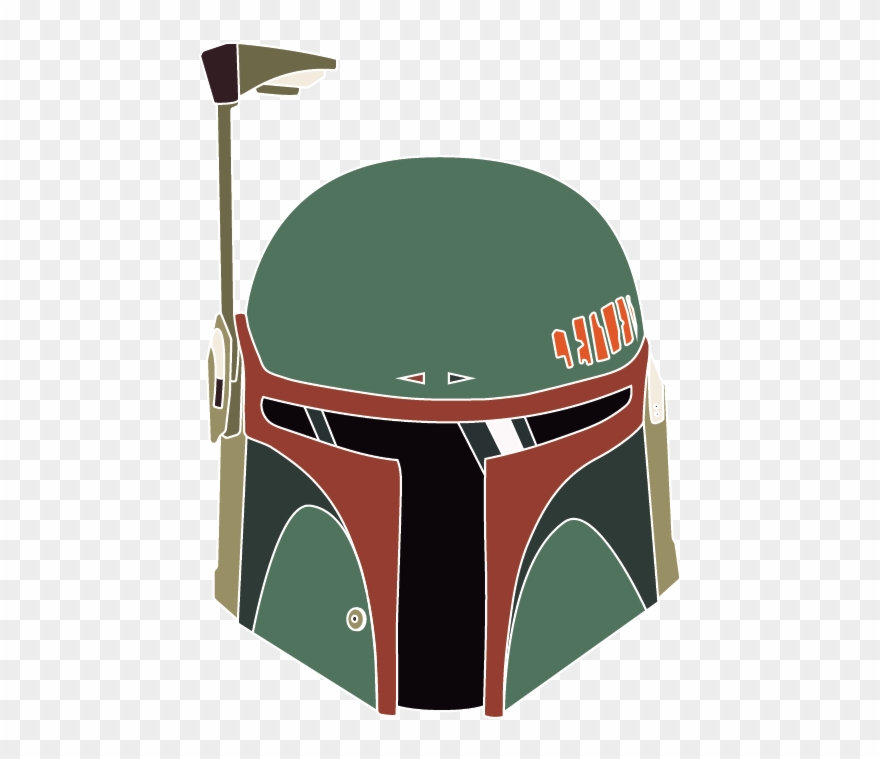 Boba Fett Helmet - Boba Fett Head Clipart - Png Download