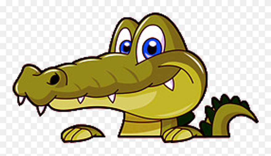 Online Room Booking - Cartoon Alligator Clipart