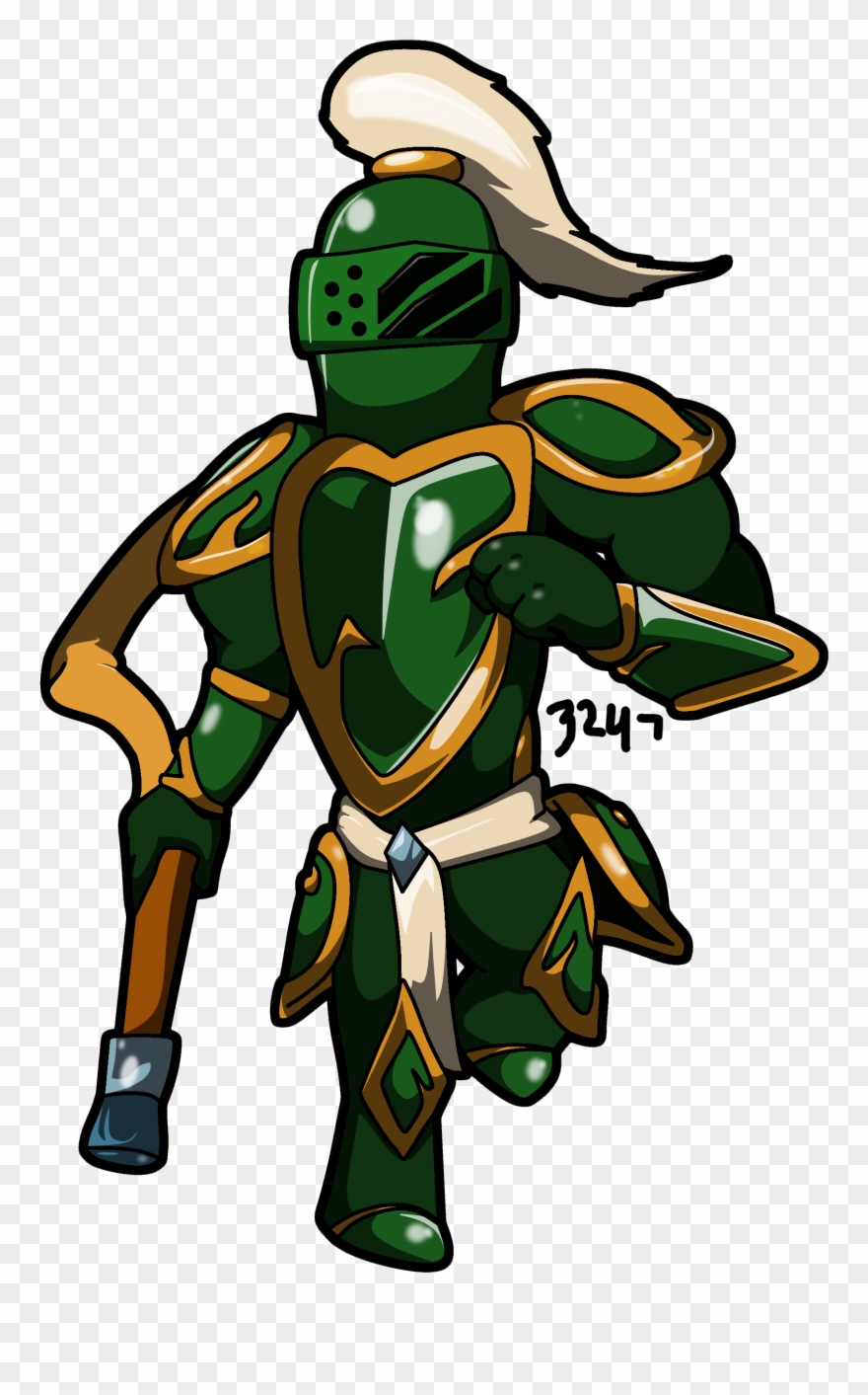 Archie The Knight - Cartoon Clipart