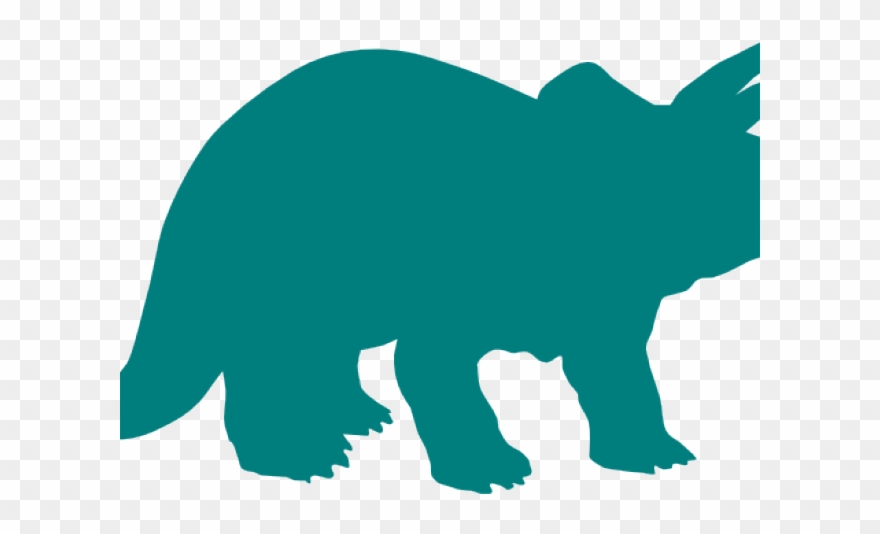 Crocodile Clipart Footprint - Dinosaur Silhouette Clipart - Png Download