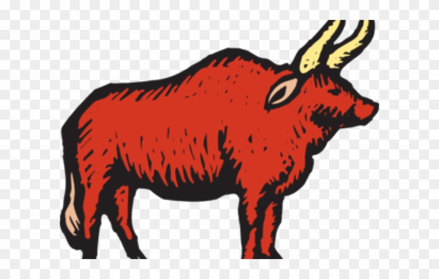Red Bull Clipart Charging Bull - Banteng Merah Png Transparent Png