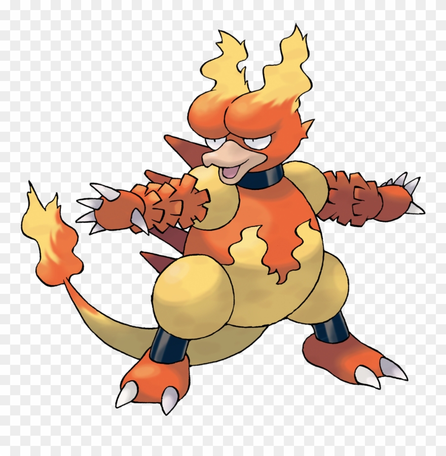 Word "boob" In Them And It Even Explains Their "magma" - Magmar Pokemon Clipart
