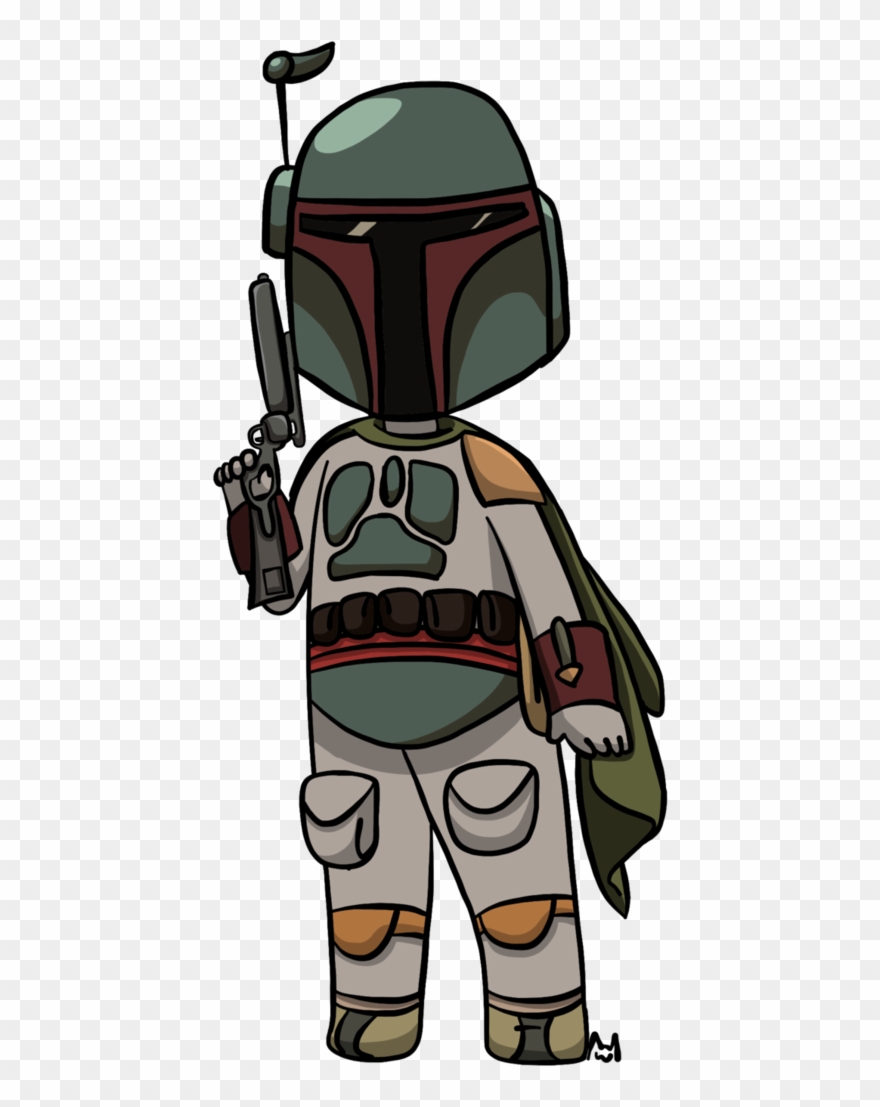 Chibi Boba Fett By Neko San Art - Boba Fett Clipart